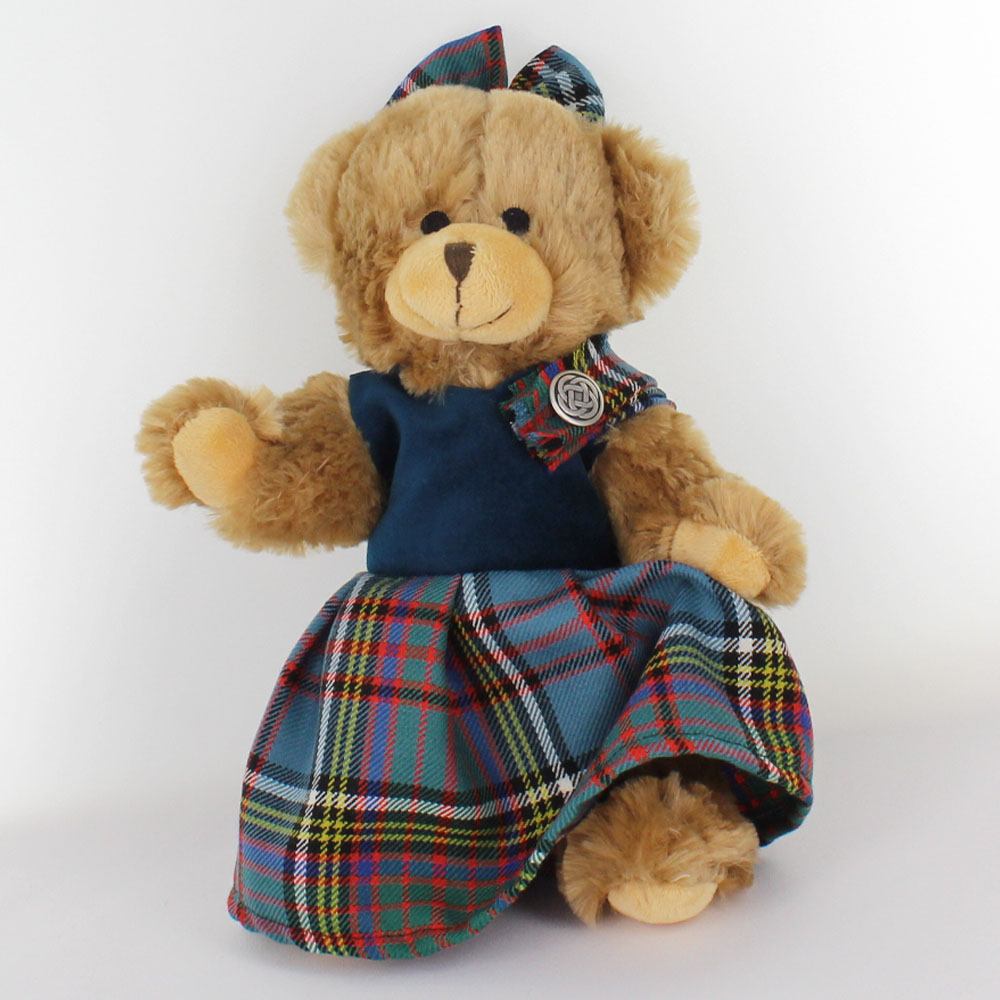 Miss Teddy Highland Dancer, Tartan Teddy Bear